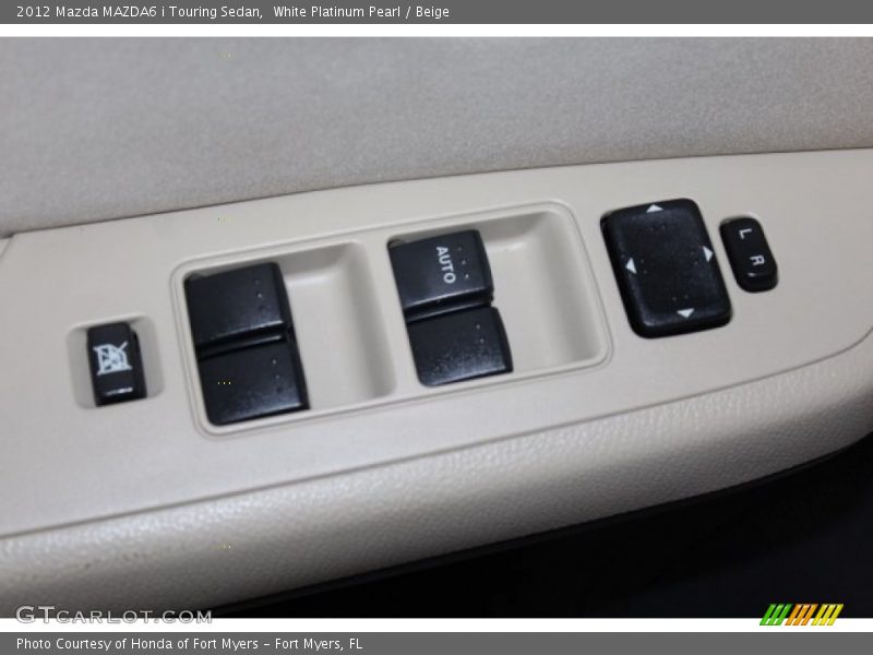 White Platinum Pearl / Beige 2012 Mazda MAZDA6 i Touring Sedan