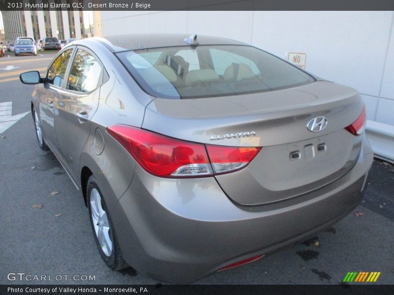 Desert Bronze / Beige 2013 Hyundai Elantra GLS