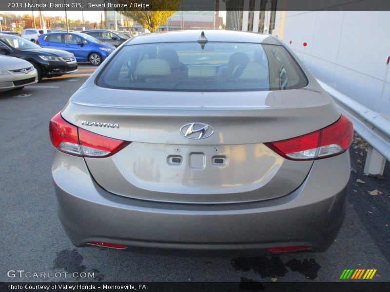 Desert Bronze / Beige 2013 Hyundai Elantra GLS