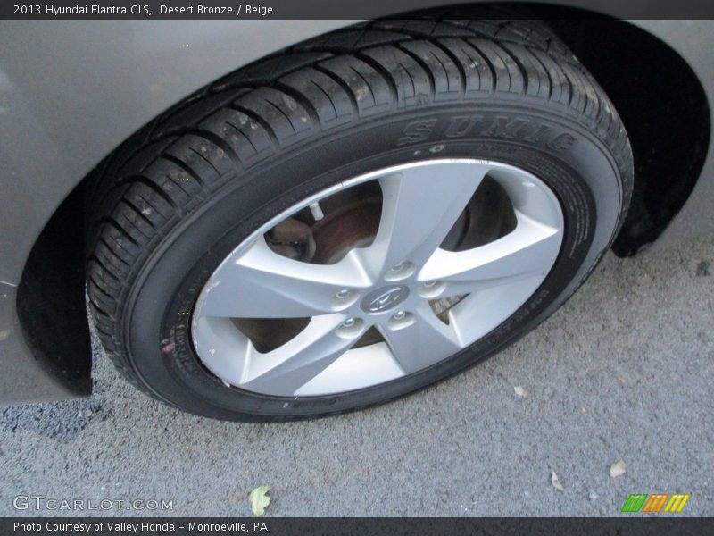 Desert Bronze / Beige 2013 Hyundai Elantra GLS