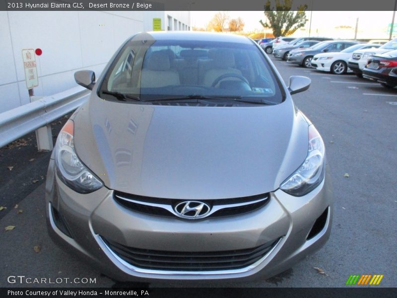 Desert Bronze / Beige 2013 Hyundai Elantra GLS