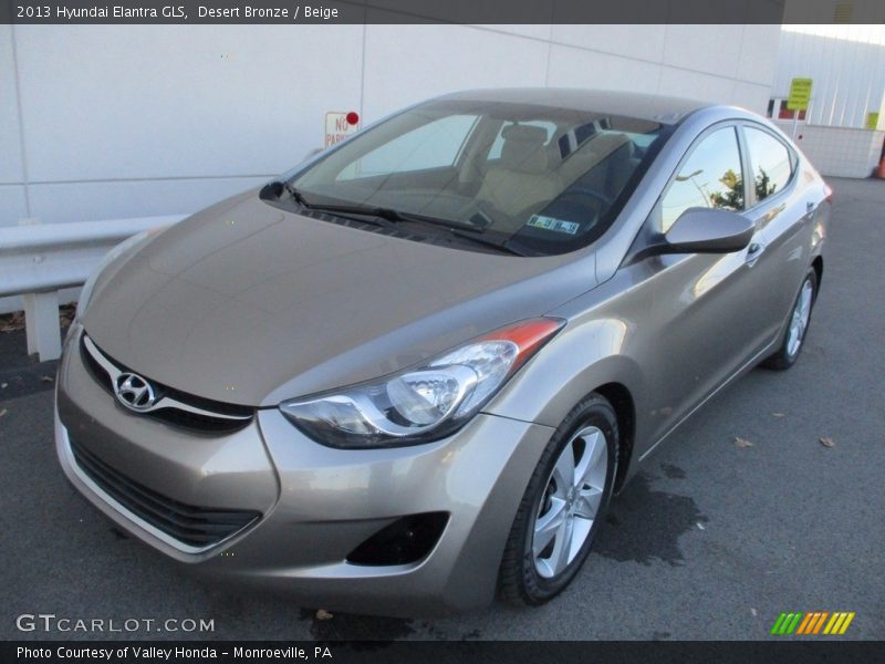 Desert Bronze / Beige 2013 Hyundai Elantra GLS