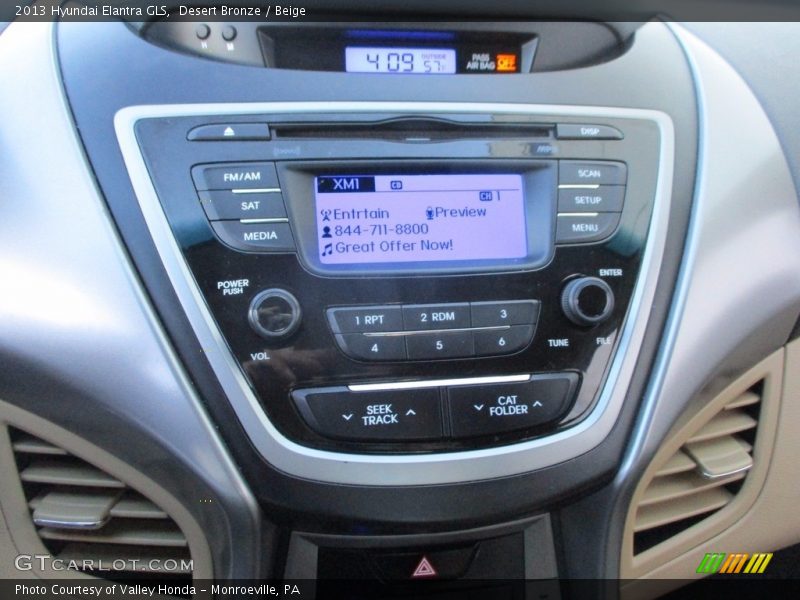 Desert Bronze / Beige 2013 Hyundai Elantra GLS