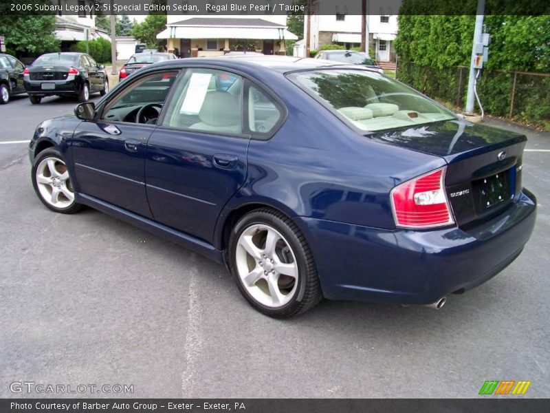 Regal Blue Pearl / Taupe 2006 Subaru Legacy 2.5i Special Edition Sedan