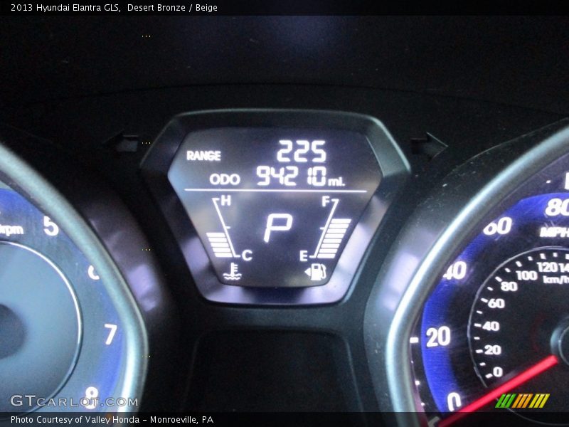 Desert Bronze / Beige 2013 Hyundai Elantra GLS