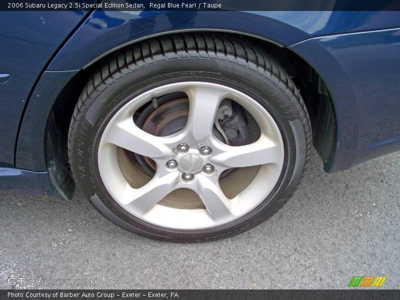 Regal Blue Pearl / Taupe 2006 Subaru Legacy 2.5i Special Edition Sedan
