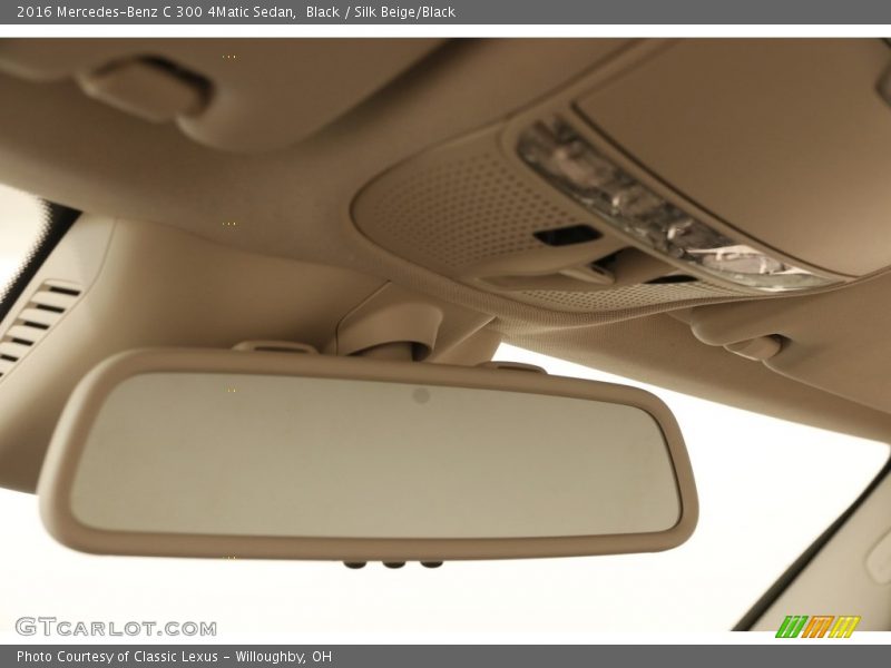Black / Silk Beige/Black 2016 Mercedes-Benz C 300 4Matic Sedan