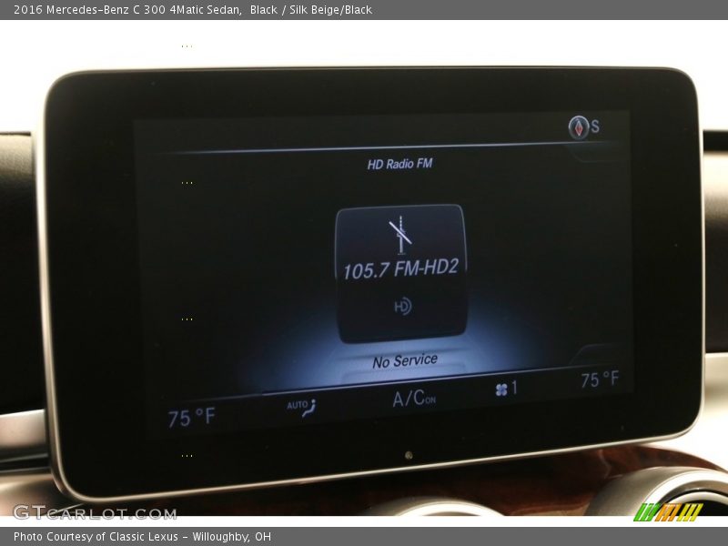 Black / Silk Beige/Black 2016 Mercedes-Benz C 300 4Matic Sedan