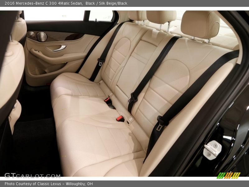 Black / Silk Beige/Black 2016 Mercedes-Benz C 300 4Matic Sedan