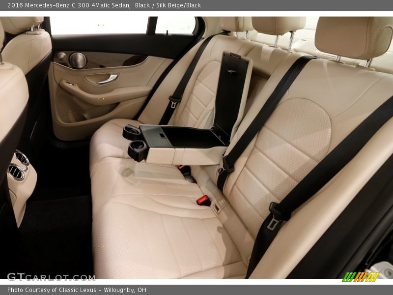 Black / Silk Beige/Black 2016 Mercedes-Benz C 300 4Matic Sedan