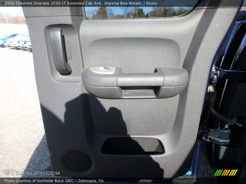 Imperial Blue Metallic / Ebony 2009 Chevrolet Silverado 1500 LT Extended Cab 4x4