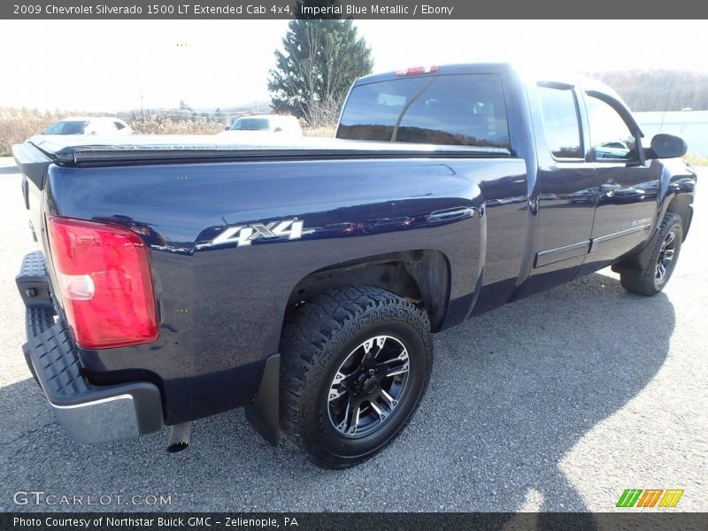 Imperial Blue Metallic / Ebony 2009 Chevrolet Silverado 1500 LT Extended Cab 4x4