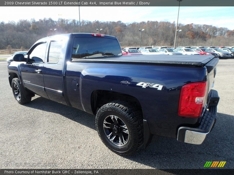 Imperial Blue Metallic / Ebony 2009 Chevrolet Silverado 1500 LT Extended Cab 4x4