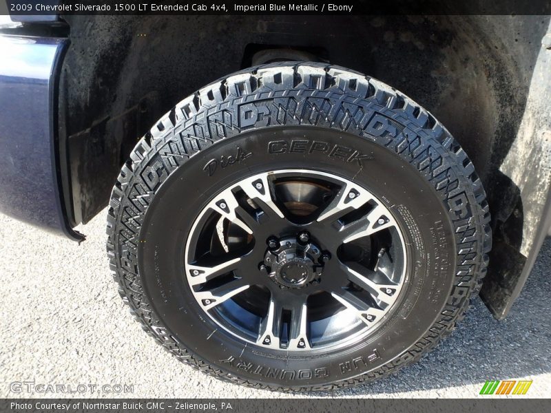 Imperial Blue Metallic / Ebony 2009 Chevrolet Silverado 1500 LT Extended Cab 4x4