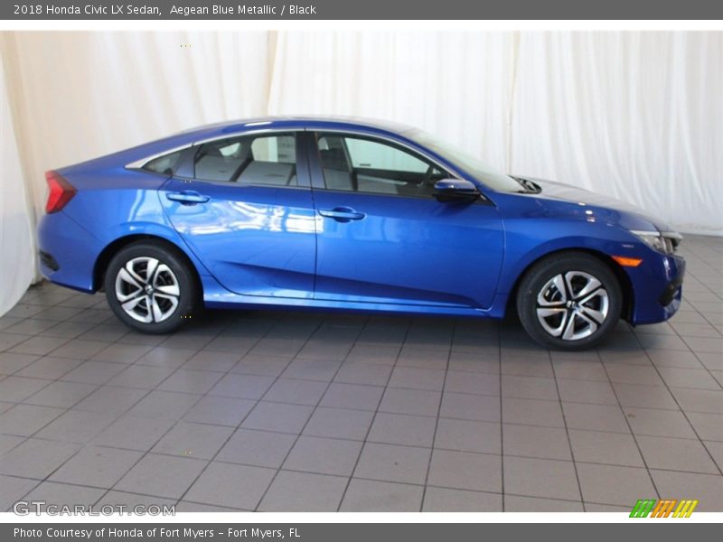  2018 Civic LX Sedan Aegean Blue Metallic