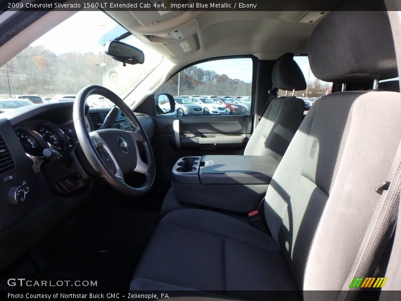 Imperial Blue Metallic / Ebony 2009 Chevrolet Silverado 1500 LT Extended Cab 4x4