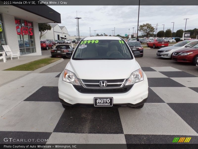 Taffeta White / Gray 2011 Honda CR-V SE