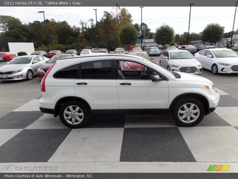 Taffeta White / Gray 2011 Honda CR-V SE