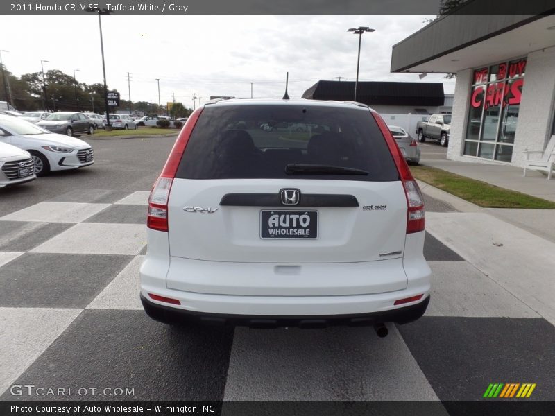 Taffeta White / Gray 2011 Honda CR-V SE