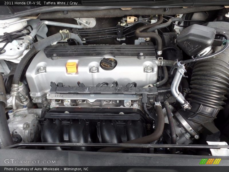 Taffeta White / Gray 2011 Honda CR-V SE