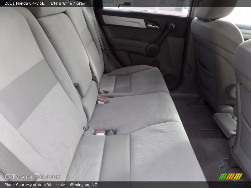 Taffeta White / Gray 2011 Honda CR-V SE