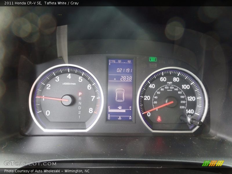 Taffeta White / Gray 2011 Honda CR-V SE