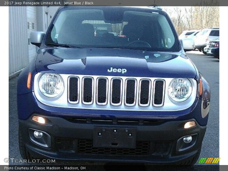 Jetset Blue / Black 2017 Jeep Renegade Limited 4x4