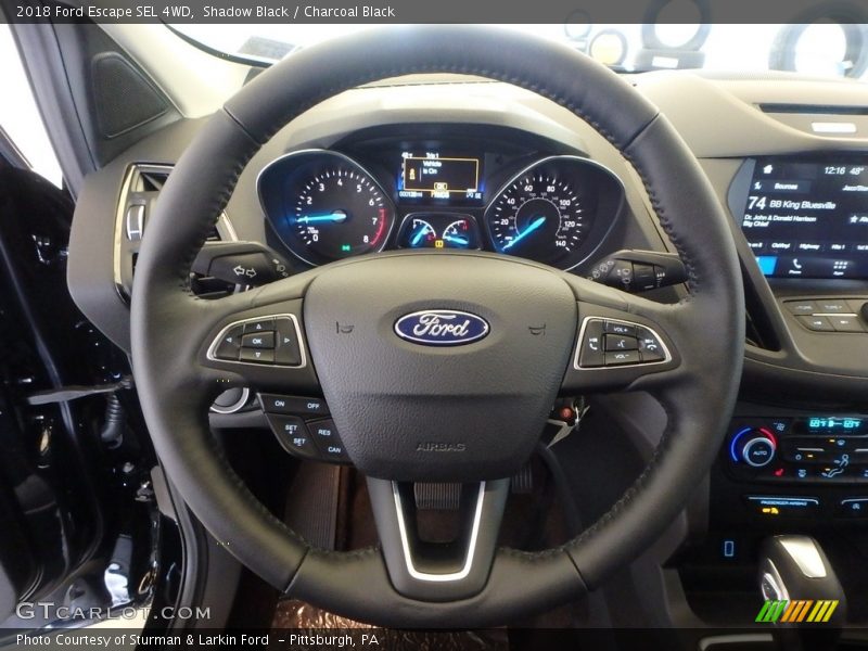 Shadow Black / Charcoal Black 2018 Ford Escape SEL 4WD
