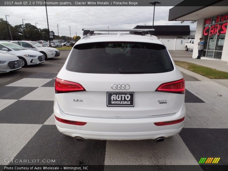 Glacier White Metallic / Pistachio Beige 2017 Audi Q5 2.0 TFSI Premium quattro