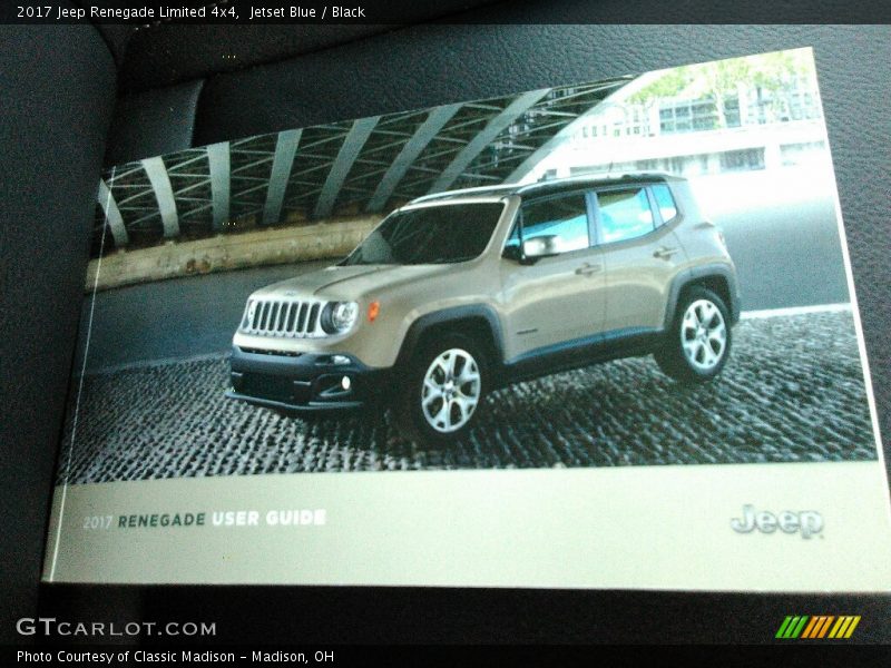 Jetset Blue / Black 2017 Jeep Renegade Limited 4x4