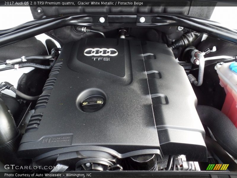 Glacier White Metallic / Pistachio Beige 2017 Audi Q5 2.0 TFSI Premium quattro