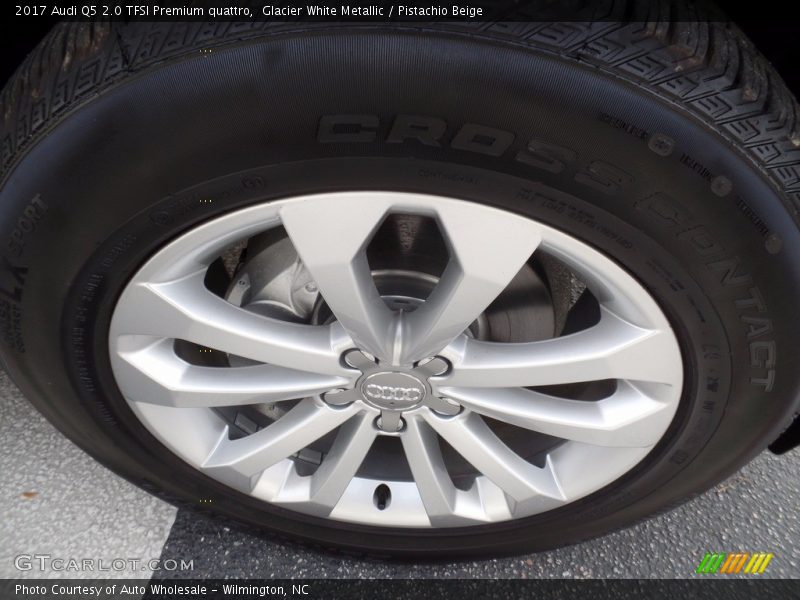 Glacier White Metallic / Pistachio Beige 2017 Audi Q5 2.0 TFSI Premium quattro