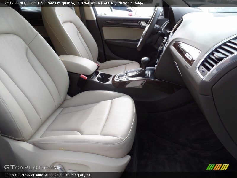 Glacier White Metallic / Pistachio Beige 2017 Audi Q5 2.0 TFSI Premium quattro