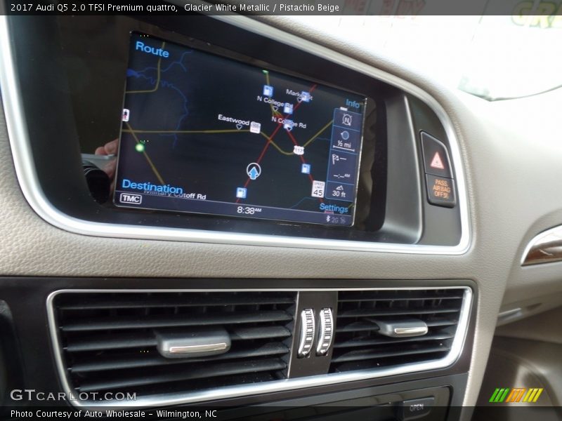 Glacier White Metallic / Pistachio Beige 2017 Audi Q5 2.0 TFSI Premium quattro