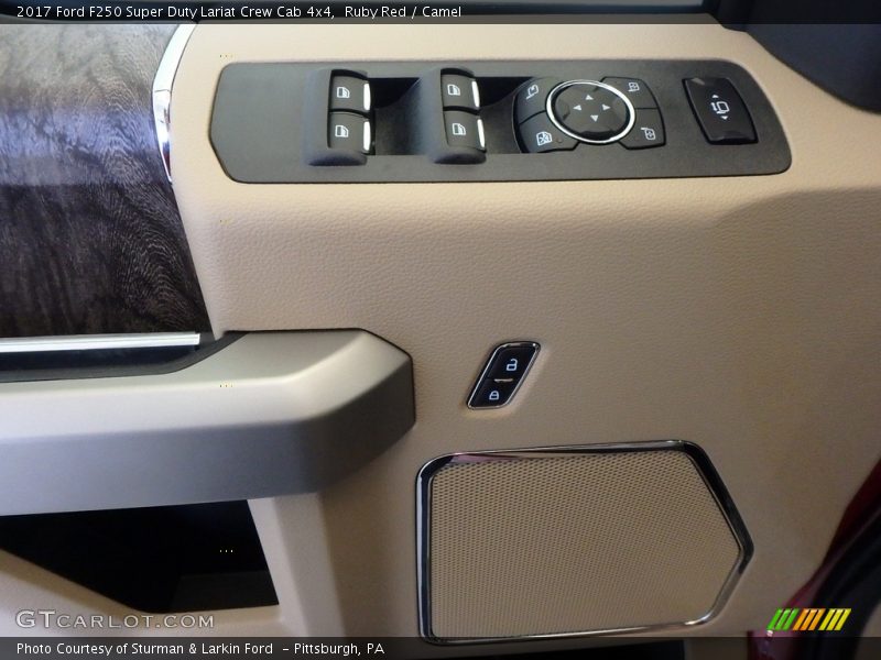 Ruby Red / Camel 2017 Ford F250 Super Duty Lariat Crew Cab 4x4
