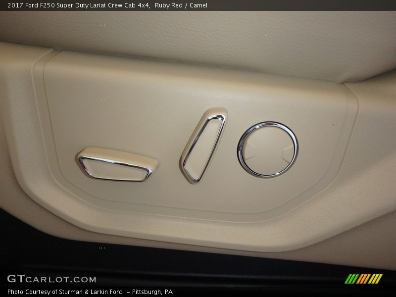 Ruby Red / Camel 2017 Ford F250 Super Duty Lariat Crew Cab 4x4