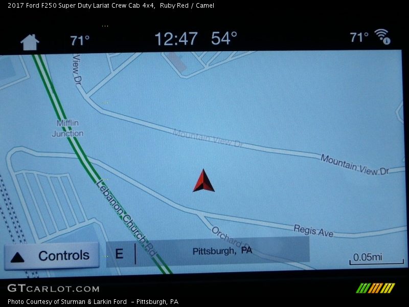 Ruby Red / Camel 2017 Ford F250 Super Duty Lariat Crew Cab 4x4