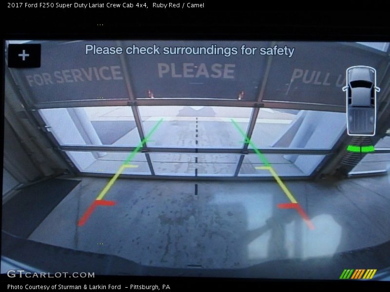Ruby Red / Camel 2017 Ford F250 Super Duty Lariat Crew Cab 4x4