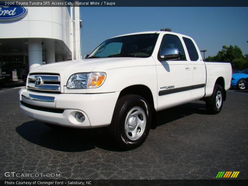 Natural White / Taupe 2006 Toyota Tundra SR5 Access Cab