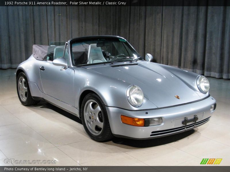 Polar Silver Metallic / Classic Grey 1992 Porsche 911 America Roadster