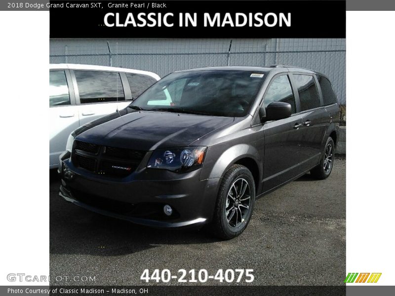 Granite Pearl / Black 2018 Dodge Grand Caravan SXT