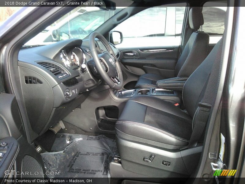 Granite Pearl / Black 2018 Dodge Grand Caravan SXT