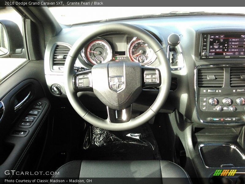 Granite Pearl / Black 2018 Dodge Grand Caravan SXT