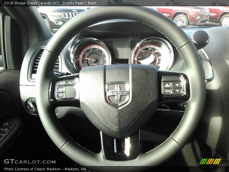 Granite Pearl / Black 2018 Dodge Grand Caravan SXT