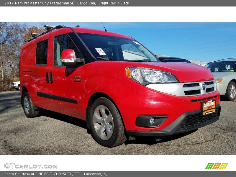 Bright Red / Black 2017 Ram ProMaster City Tradesman SLT Cargo Van