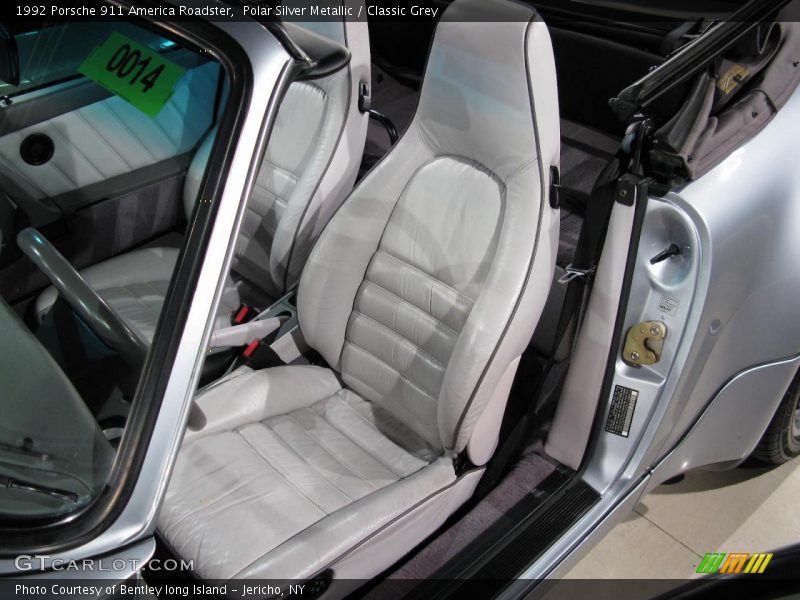 Polar Silver Metallic / Classic Grey 1992 Porsche 911 America Roadster