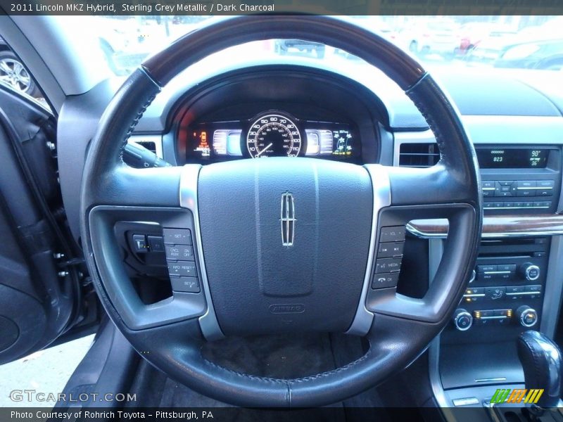 Sterling Grey Metallic / Dark Charcoal 2011 Lincoln MKZ Hybrid