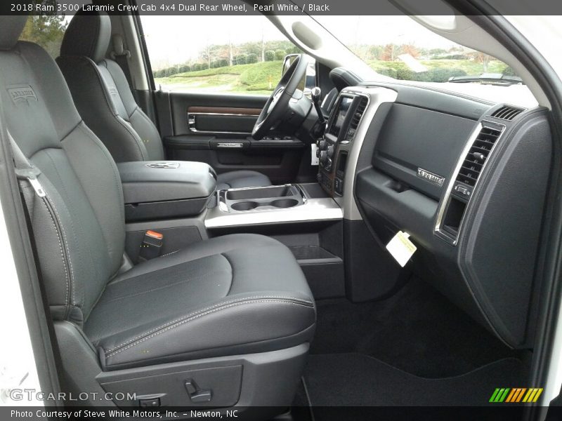 Front Seat of 2018 3500 Laramie Crew Cab 4x4 Dual Rear Wheel