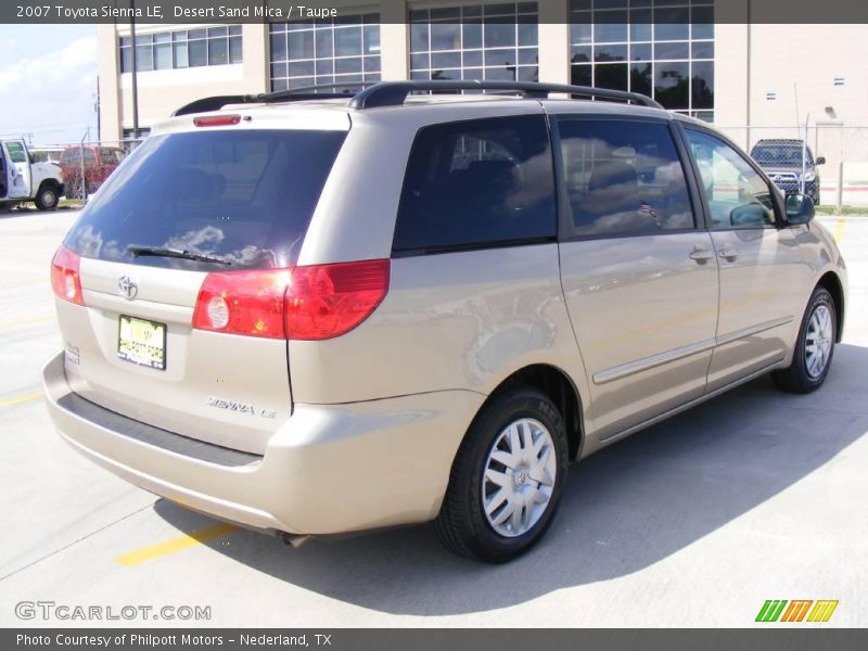 Desert Sand Mica / Taupe 2007 Toyota Sienna LE