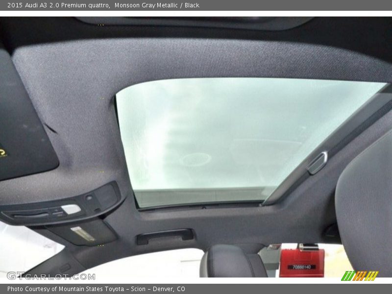Monsoon Gray Metallic / Black 2015 Audi A3 2.0 Premium quattro